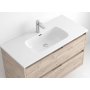 Lavabo a Incasso in Ceramica 1 Vasca 81x46 cm 3