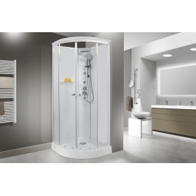 Cabina Semicircolare serie Jelel senza Tetto 80x80cm