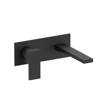 Miscelatore monocomando lavabo da incasso nero