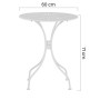 Set Arredo Giardino Shelly 3 Pezzi Grigio 11