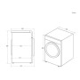 Asciugatrice 9KG Haeir Display Touch 9
