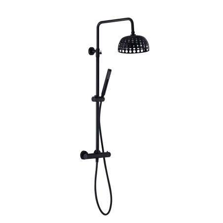 Colonna Doccia Murale serie Oper'art Termostatica Nera