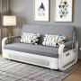 Divano Letto Convertibile L188 cm Col. Grigio Chiaro 2