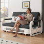 Divano Letto Convertibile L188 cm Col. Grigio Scuro
