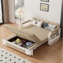 Divano Letto Convertibile L188 cm Col. Beige 4