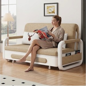 Divano Letto Convertibile L188 cm Col. Beige