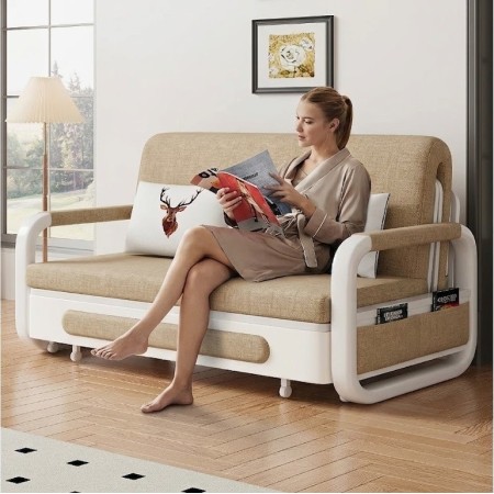 Divano Letto Convertibile L188 cm Col. Beige