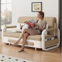 Divano Letto Convertibile L188 cm Col. Beige