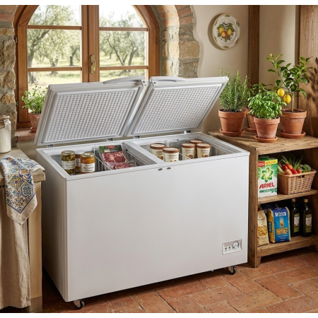 Congelatore Orizzontale Staylux 400LT Grigio