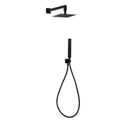 Kit Minimal per Doccia serie Square Nero