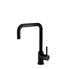 ESSENTIAL – Cucina Canna Squadra Acciaio Inox nero opaco