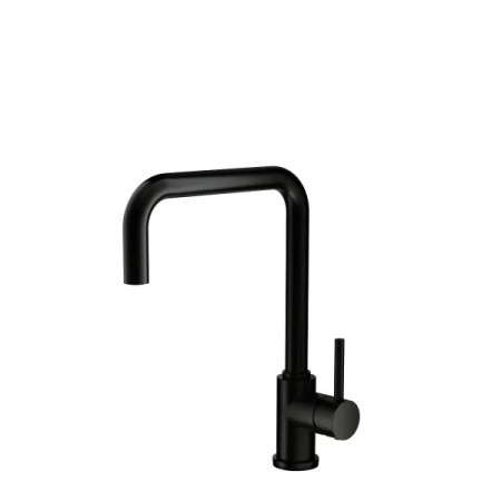 ESSENTIAL – Cucina Canna Squadra Acciaio Inox nero opaco