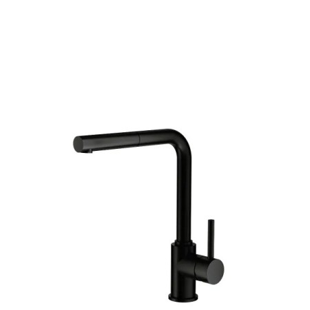 ESSENTIAL - Cucina Doccetta Estraibile Acciaio Inox Nero Opaco