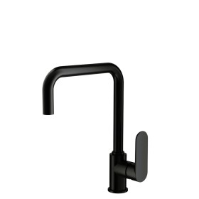 FLAT – Cucina Canna Squadra Acciaio Inox Nero Opaco