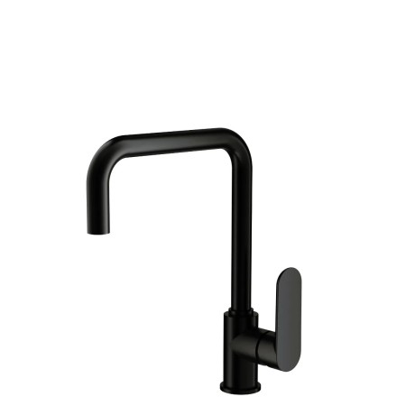 FLAT – Cucina Canna Squadra Acciaio Inox Nero Opaco