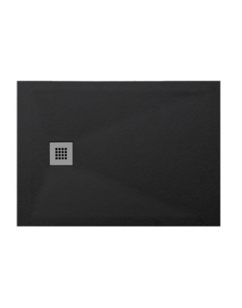 Piatto Doccia in Resina Nero 80x120 cm serie Grivola
