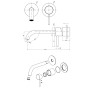 Scheda tecnica 1 ESSENTIAL – Lavabo incasso Acciaio Inox Nero Opaco