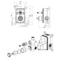 Scheda tecnica 2 ESSENTIAL – Doccia incasso con deviatore Acciaio Inox Nero Opaco