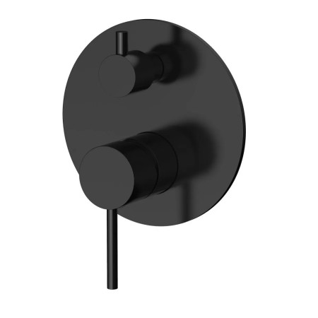 ESSENTIAL – Doccia incasso con deviatore Acciaio Inox Nero Opaco