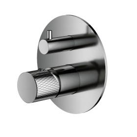 MINIMAL – Doccia incasso con deviatore Acciaio Inox Satinato