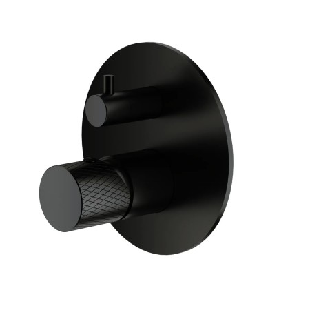 MINIMAL – Doccia incasso con deviatore Acciaio Inox Nero Opaco