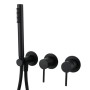 ESSENTIAL – Set Doccia Incasso con Deviatore Acciaio Inox Nero Opaco