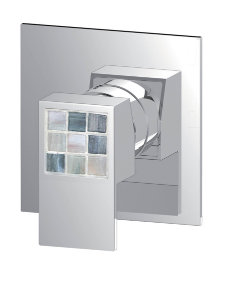 Miscelatore monocomando incasso doccia serie Geminy