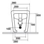 Scheda Tecnica Bidet a Pavimento Monoforo serie Smash