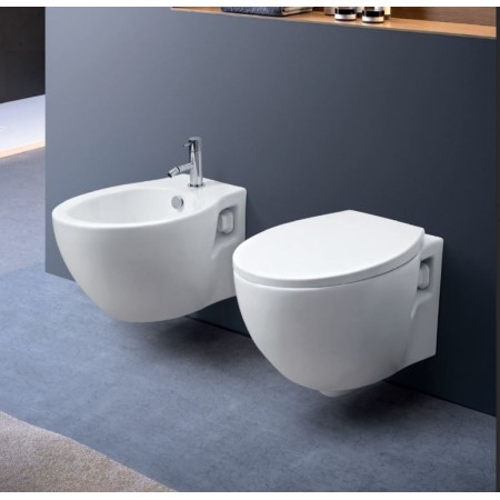 Coprivaso Termoindurente Kerasan serie Bit: Eleganza e praticità per il tuo bagno