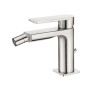 Miscelatore monocomando bidet serie Sassari Nickel Satinato