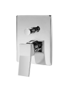 Miscelatore monocomando incasso doccia con deviatore serie Biblos