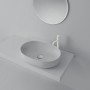 Installato Lavabo Ovale 60x40 da Appoggio serie Nolita