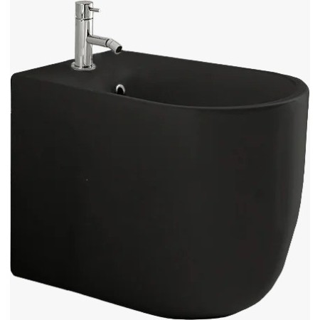 Bidet Monoforo a Pavimento serie Nolita Nero