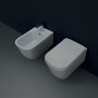 Installato Bidet Monoforo Sospeso serie Tribeca 3