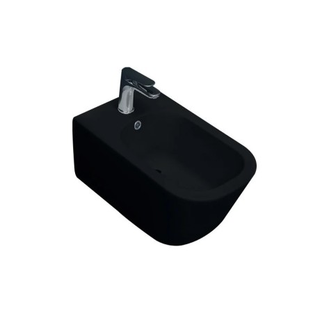 Bidet Monoforo Sospeso serie Tribeca Nero