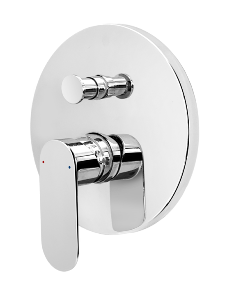 Miscelatore monocomando incasso doccia con deviatore serie Cletia