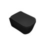 Coprivaso Slim Chiusura Soft Close serie Tribeca Nero