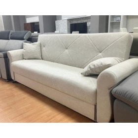 Divano Trasformabile Tre Posti Bianco