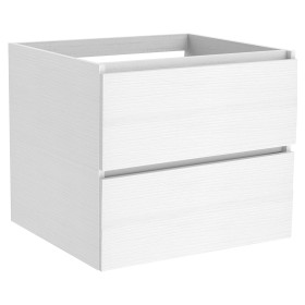 Base Sospesa in Legno Bianco