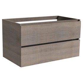 Base Sospesa in Legno Rovere Tartufo 90x50 cm