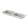 Lavabo Incasso 2 Vasca 120x50 cm