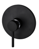 Miscelatore monocomando incasso doccia serie Luvola 35 nero opaco