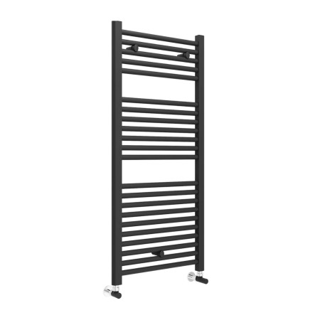 Termoarredo d'Acqua Dritto 50x111 cm Nero