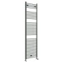 Termoarredo d'Acqua Dritto 50x170 cm Nickel