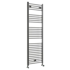 Termoarredo d'Acqua Dritto 45x142 cm Nickel