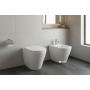 Set Bidet / Vaso Tondo a Pavimento Filo Parete serie Zada
