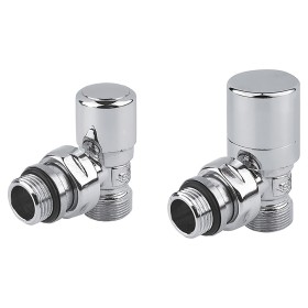 Kit Valvola Termostatico e Detentore Cromo