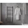 Termoarredo d'Acqua Dritto 50x142 cm Cromo Installato