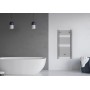 Termoarredo d'Acqua Dritto 55x111cm Cromo Installato