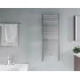 Termoarredo d'Acqua Dritto 45x111cm Cromo Installato